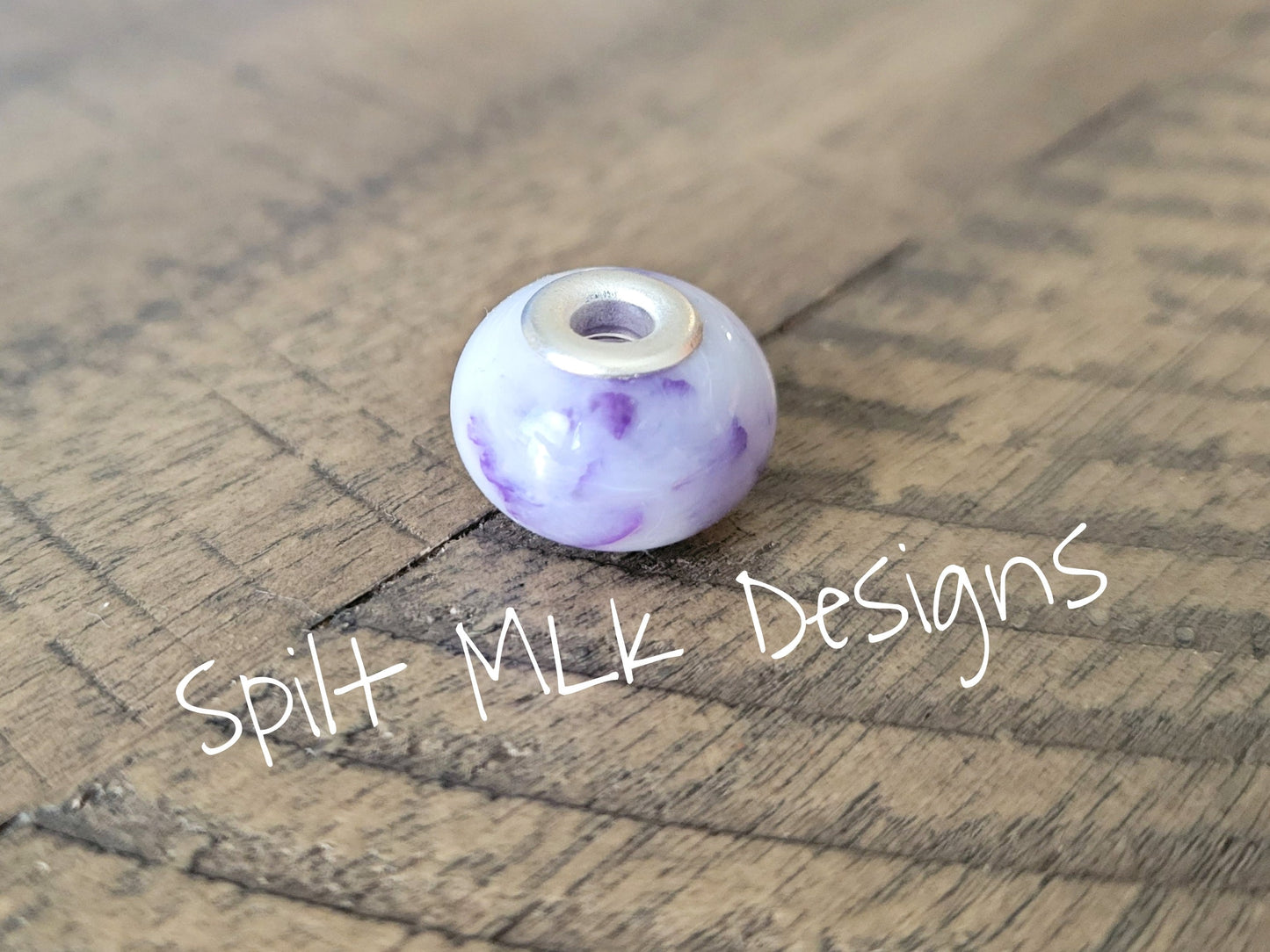 Breastmilk Bead with flower petals