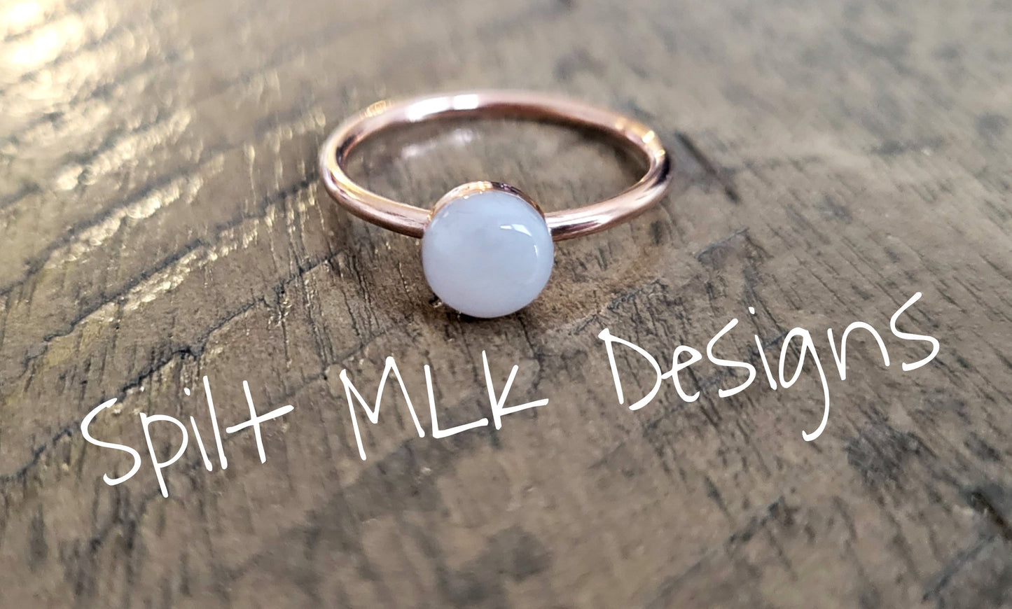 Rose Gold Cup Breastmilk Ring