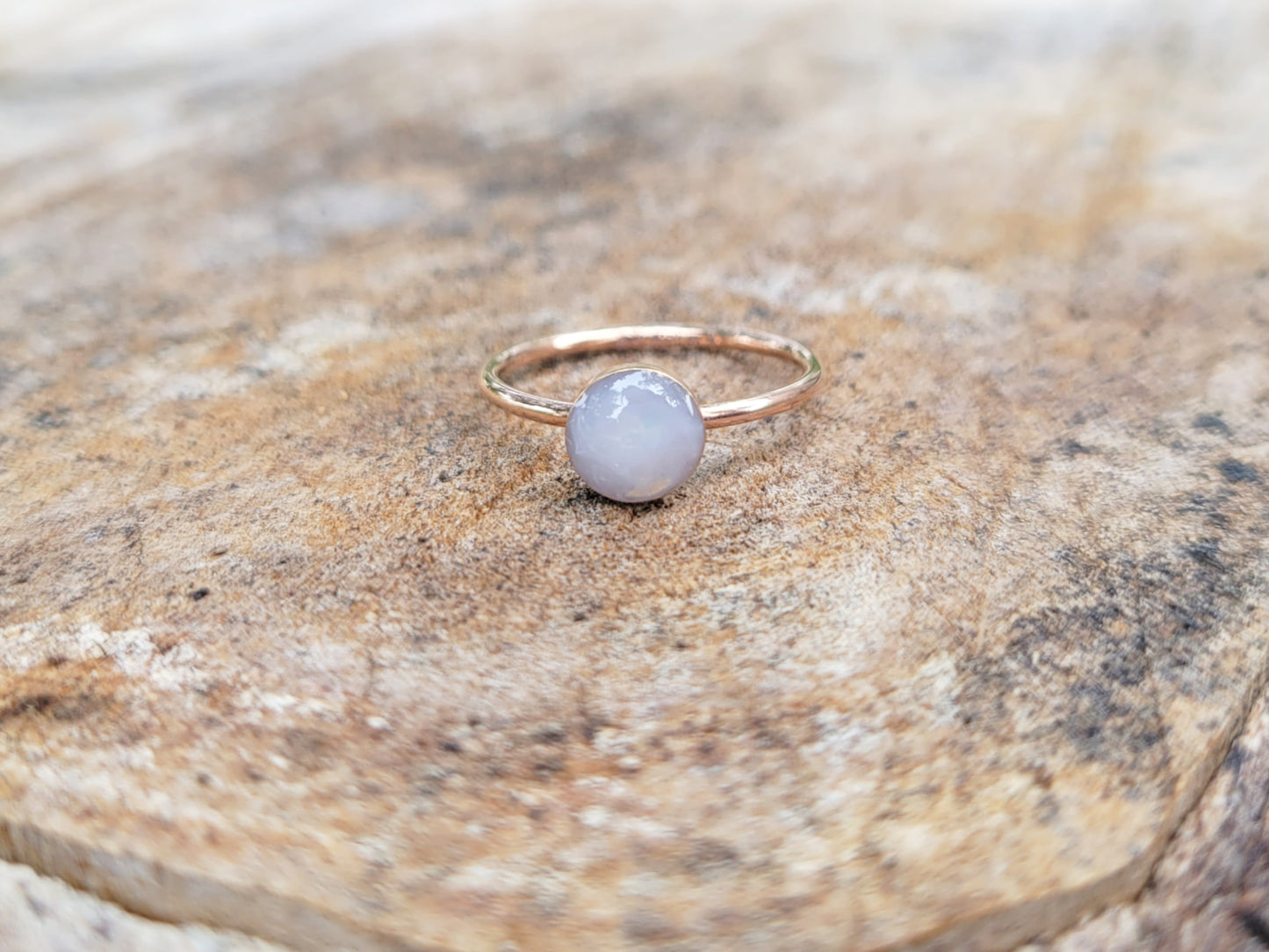 Rose Gold Cup Breastmilk Ring